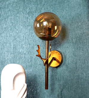 ELIANTE Antique Gold Iron Wall Light - 1322-1W