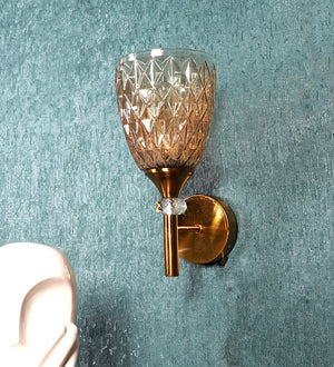 ELIANTE Antique Gold Iron Wall Light - 1324-1W