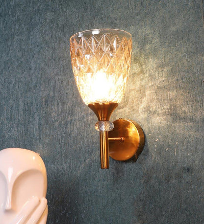 ELIANTE Antique Gold Iron Wall Light - 1324-1W