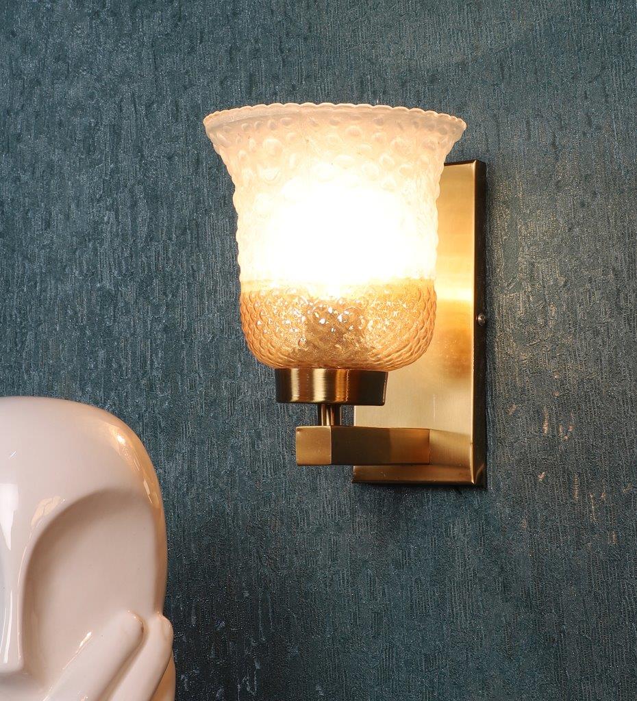 ELIANTE Antique Gold Iron Wall Light - 1325-1W