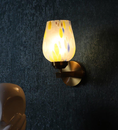 ELIANTE Antique Gold Iron Wall Light - 1326-1W