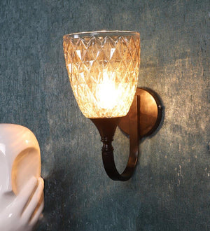 ELIANTE Black Iron Wall Light - 1327-1W