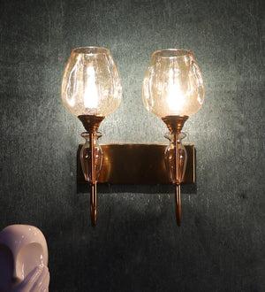 ELIANTE Antique Gold Iron Wall Light - 1328-2W