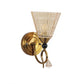 Gold Metal Wall Light - 1336-1w - Included Bulb