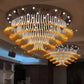 Aurevia Glass Chandelier – Contemporary Elegance with Radiant Glass Design