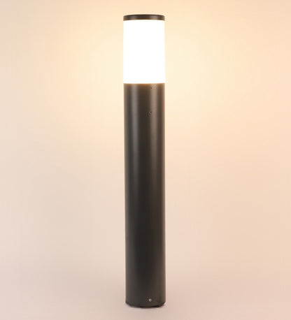 Grey Metal Outdoor Wall Light 1404-BLLARD-24INCH