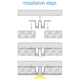 JS-JAS JSAS-Score 6 Minimal Recessed Alluminium Profile For Strips 145-JAS-R5218