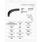 Surface Curve Corner 100mm