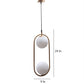 Golden  Metal  Hanging Light-1516-Hl-Rec-2lp - Included Bulb