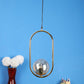 Gold Metal Hanging Light - 1519-HL-REC - Included Bulb