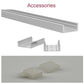 JS-JAS Top View Top View Verticle Bend Flexible Silicon Linear Profile For Strip 155-JAS-F1010