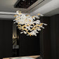 Frangipani Blossom Glass Chandelier – A Statement Piece for Double-Height Interiors