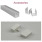 JS-JAS Top View Top View Verticle Bend Flexible Silicon Linear Profile For Strip 161-JAS-F2014