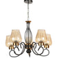 ELIANTE Black and Gold Iron candiler - 1616-5LP