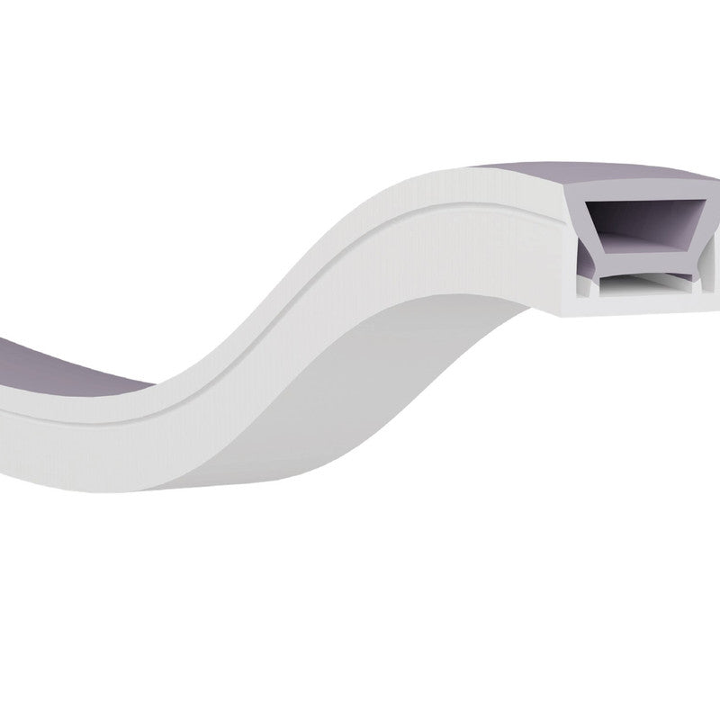 JS-JAS Top View Top View Verticle Bend Flexible Silicon Linear Profile