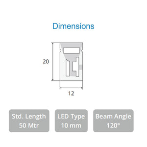 JS-JAS Top View Side View Side Bend Flexible Silicon Linear Profile For Strip 170-JAS-F1220