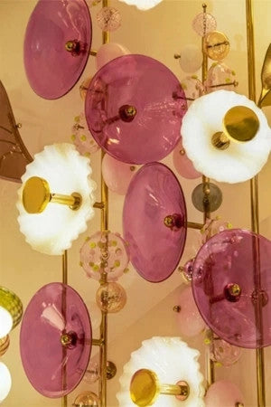 Bird of Paradise Glass Wall Chandelier – An Illuminated Botanical Sculpture