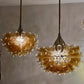 Saffron Bloom Glass Chandelier – A Radiant Flower-Inspired Statement in Hand-Blown Glass