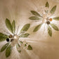 Frangipani Grove Glass Flush Chandelier – A Botanical Statement for Modern Ceilings