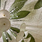 Frangipani Grove Glass Flush Chandelier – A Botanical Statement for Modern Ceilings