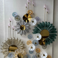 Solstice Bloom Glass Wall Chandelier – A Luminous Floral Sculpture for Statement Interiors