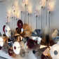 Nocturne Lily Glass Wall Chandelier – An Illuminated Water Garden for Grand Interiors