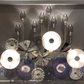 Nocturne Lily Glass Wall Chandelier – An Illuminated Water Garden for Grand Interiors