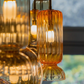 Sovereign Ember Glass Cluster Chandelier – An Antique-Inspired Statement for Dining & Foyer Spaces
