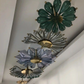Sunburst Glass Wildflower Wall Chandelier – A Sculptural Statement in Hand-Blown Glass