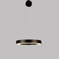 Black Metal Hanging Light 18-INCH-ACRYLIC-THALI-LED-BK-HL