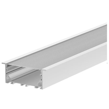 JS-JAS Prismatic Diffuser Alluminium Profile For Strips Recessed 180-JAS-R7635