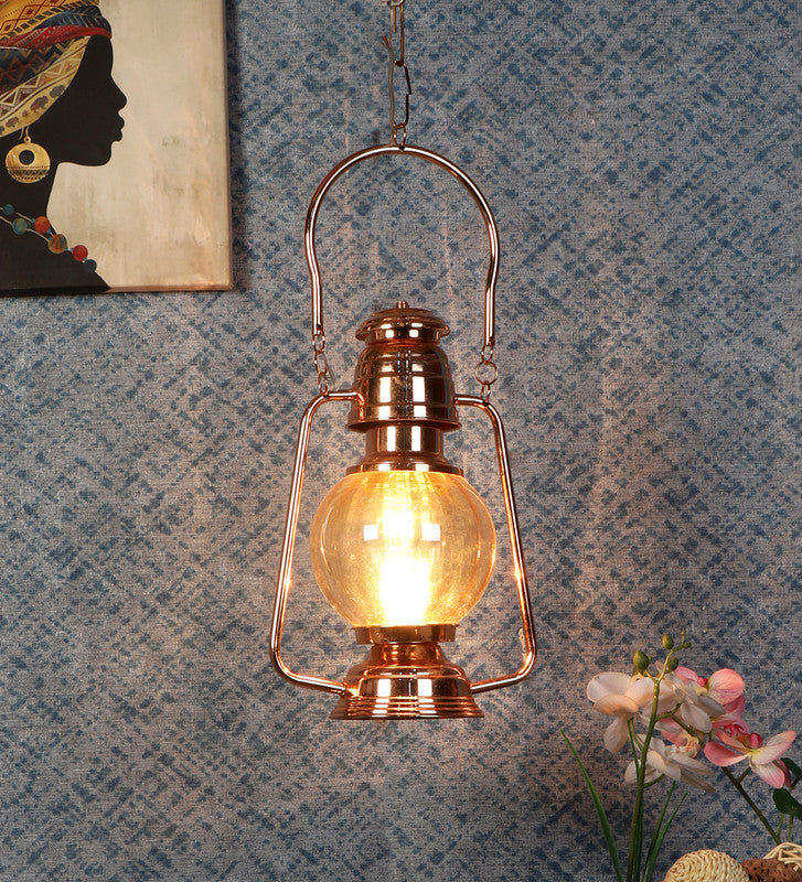 1907-1Lp Eliante Rose Gold Classic Hangings  - Without Bulb