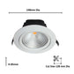 30w Cob Concealed Downlight 1908