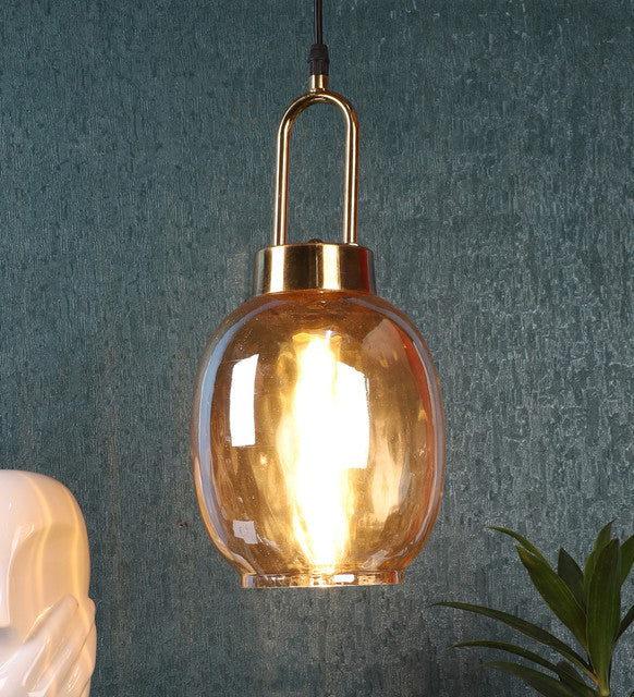 ELIANTE Antique Gold Iron Hanging Light - 1915-1LP