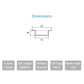JS-JAS Jas 16X06 Trim Recessed Alluminium Profile For Strips 193-JASE-R1606
