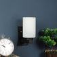 Black Wood Wall Light - 200-1W-NEW - Included Bulb