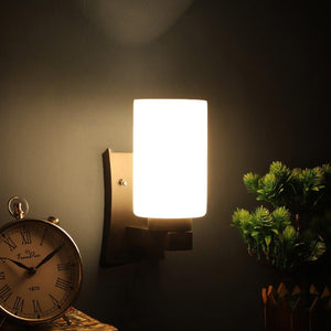 Black Wood Wall Light - 200-1W-NEW - Included Bulb