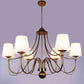 Vynex Gold Iron Chandelier  | E27 holder | Included Bulb | Eliante by Jainsons Lights