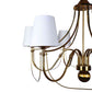 Vynex Gold Iron Chandelier  | E27 holder | Included Bulb | Eliante by Jainsons Lights