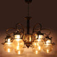 Zyphira Gold Iron Chandelier  | E27 holder | Included Bulb | Eliante by Jainsons Lights