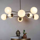 Flarexa Gold Iron Chandelier  | E27 holder | Included Bulb | Eliante by Jainsons Lights