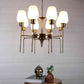 Lirvion Gold Iron Chandelier  | E27 holder | Included Bulb | Eliante by Jainsons Lights