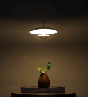 Fynex Rose Gold Iron Hanging Light  | Inbuilt LED | Included Bulb | Eliante by Jainsons Lights