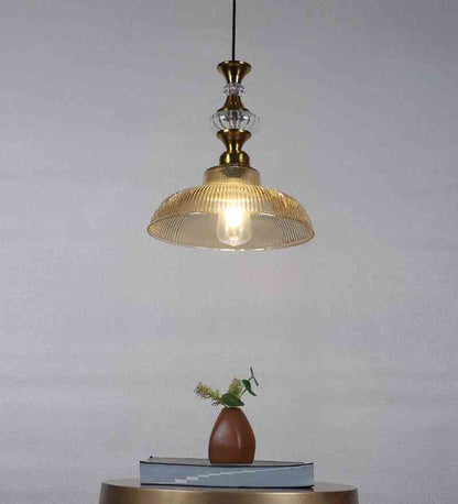 Radiara Gold Iron Hanging Light  | E27 holder | Included Bulb | Eliante by Jainsons Lights