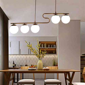 Luxenor Gold Iron Hanging Light  | E27 holder | Included Bulb | Eliante by Jainsons Lights