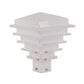 Milky Plastic Outdoor Wall Light - 202 - Included Bulb