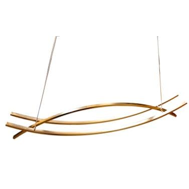 ELIANTE by Jainson Lights | PVC Gold Base Hanging Light | PVC Body | Inbuilt LED - 3 in 1 Color | CC-9050 | Hanging Lights for Living Room