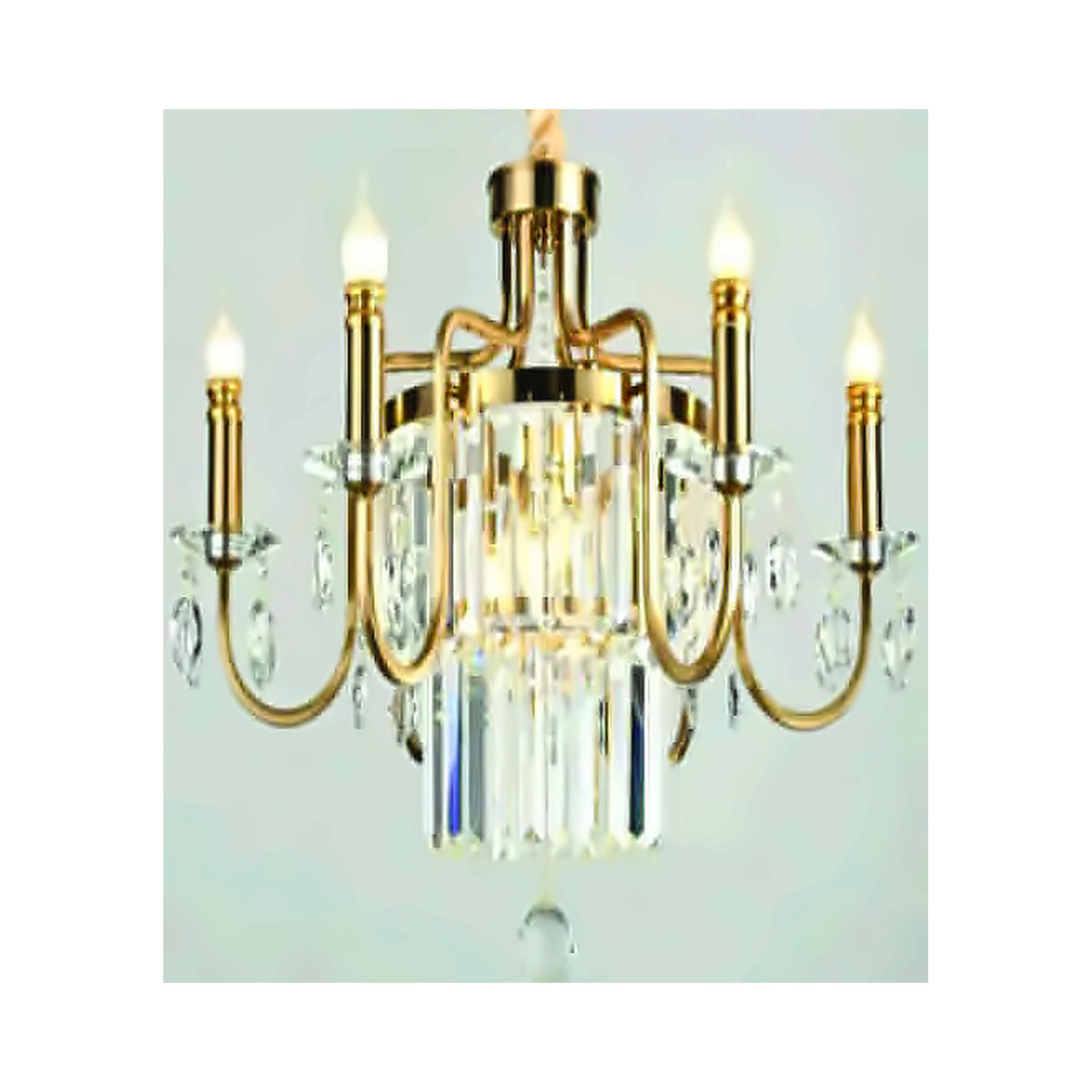 Eliante Prism Crystal Chandelier – Clear, Metal