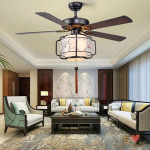 JS-FO - CTM High Speed Modern Designer Fans with Light Metal + Wooden Finish Metal Blades Size 1070mm