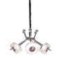 ELIANTE by Jainson Lights | Metal Gold Base Hanging Light | PVC Body| Inbuilt LED - 3 in 1 Color | CC-1287-6 | Hanging Lights for Living Room
